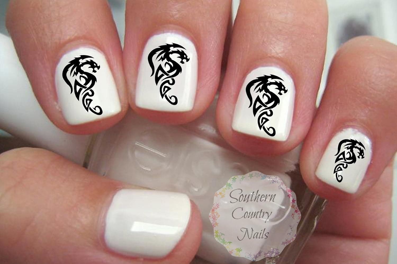 Tribal Dragons Nail Art Decals