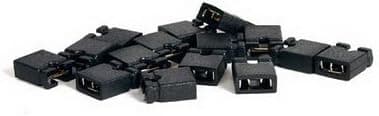 2.54mm Standard Computer Jumper Caps 100pack by CorpCo