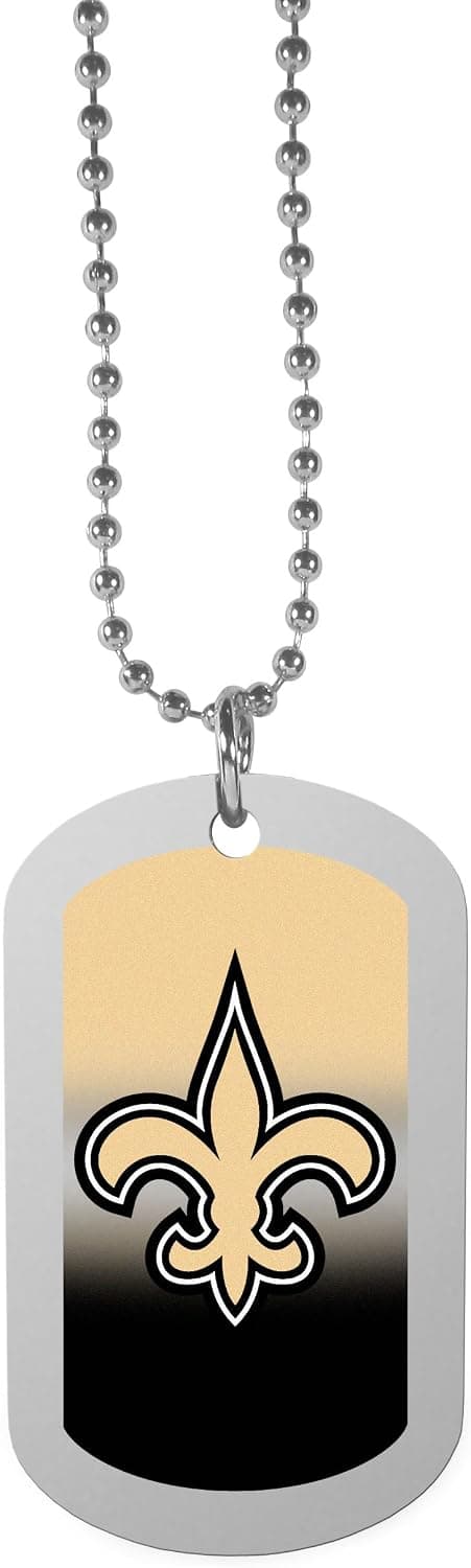 Siskiyou Sports NFL Fan Shop Minnesota Vikings Team Tag Necklace 26 inch Team Color