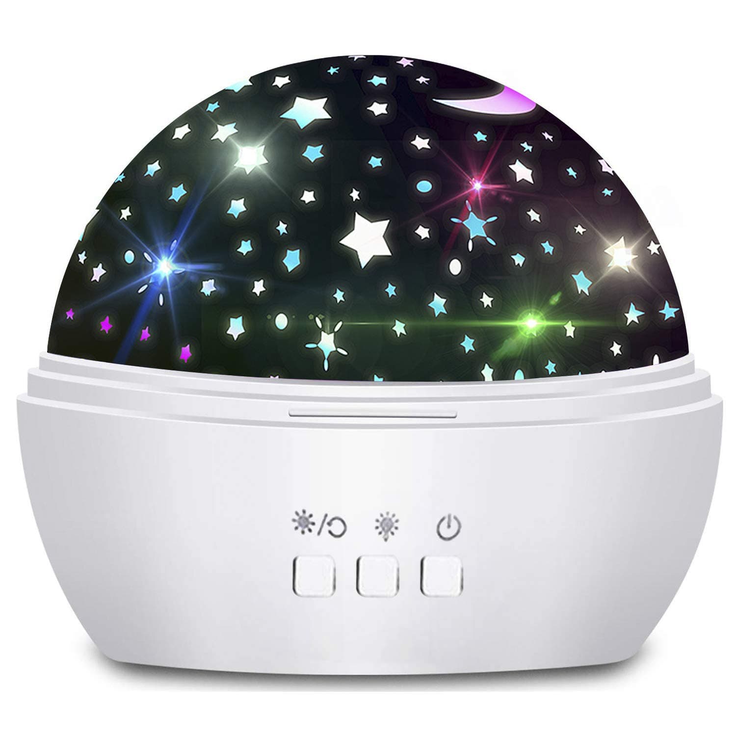 DCAUT Star Projector Night Light for Kids, 360 Degree Rotating Projector Lamp with Ocean World & Starry Theme, 16 Colors Mode, Gifts for 2-12 Year Old Girls Boys for Nursery Bedroom