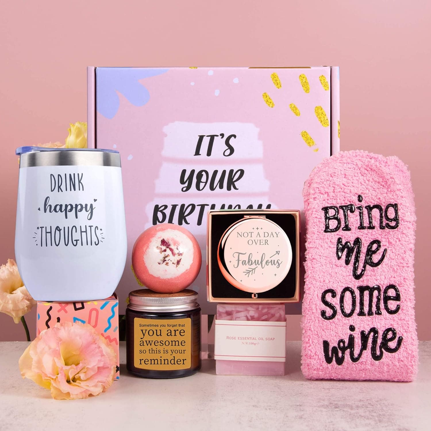 Ithmahco Birthday Gifts For Women, Bests Friend Gifts for Women Gifts For Women, Gift Set For Women, Gifts for Her, Best Birthday Gift Boxes For Women,Bath Set Gift Sister,Wife