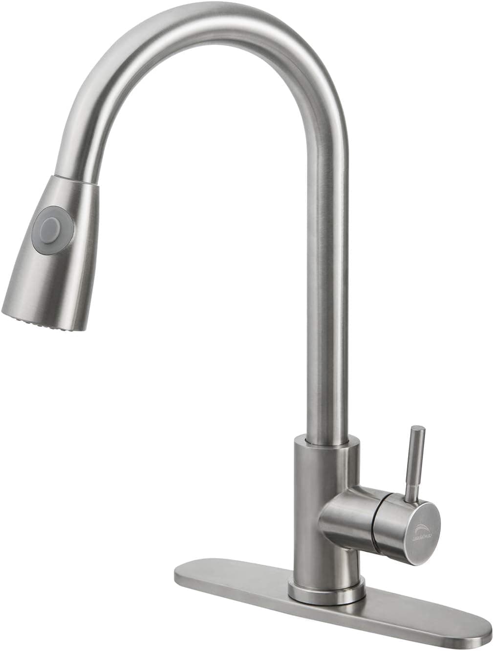 Kitchen Faucet with Single Handle, 2 Mode Single Level Stainless Steel Kitchen Sink Faucets with Pull Down Sprayer
