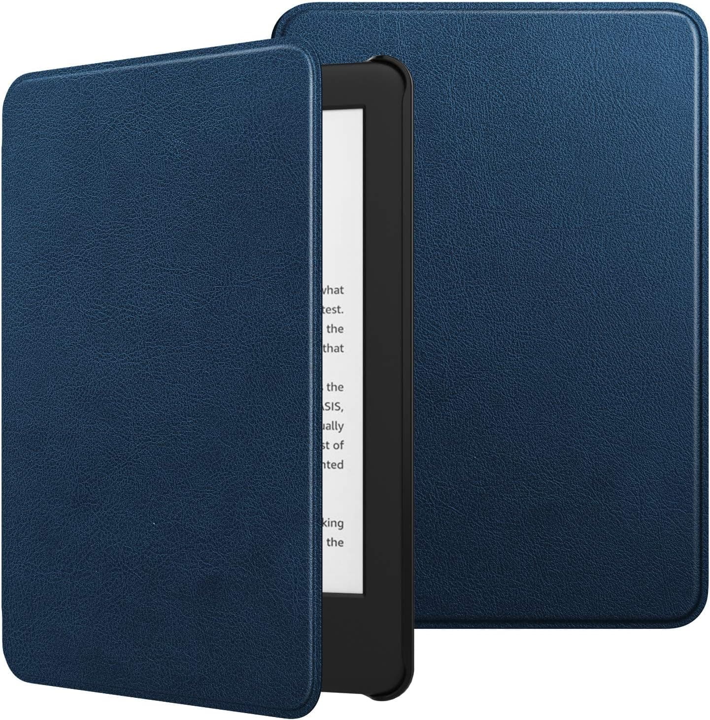 TiMOVO Case Compatible for All-New Kindle (10th Generation, 2019 Release), Premium Thin Lightweight Leather Cover with Auto Wake/Sleep Fits Amazon Kindle, Not Fit Kindle Paperwhite - Indigo