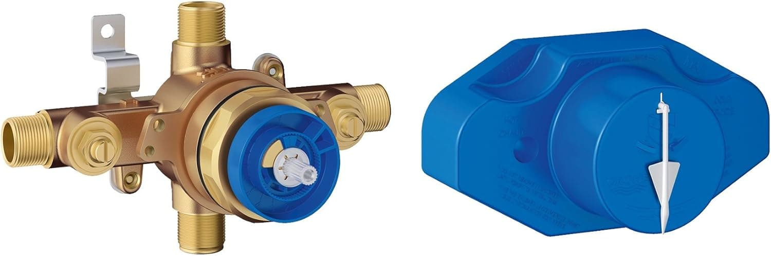 GROHE 35015001 Grohsafe Universal Pressure Balance Rough-In Valve, Blue
