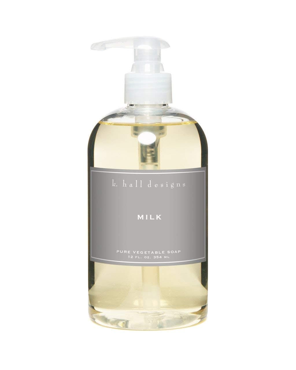 k hall designs Milk Liquid Soap 12 oz.