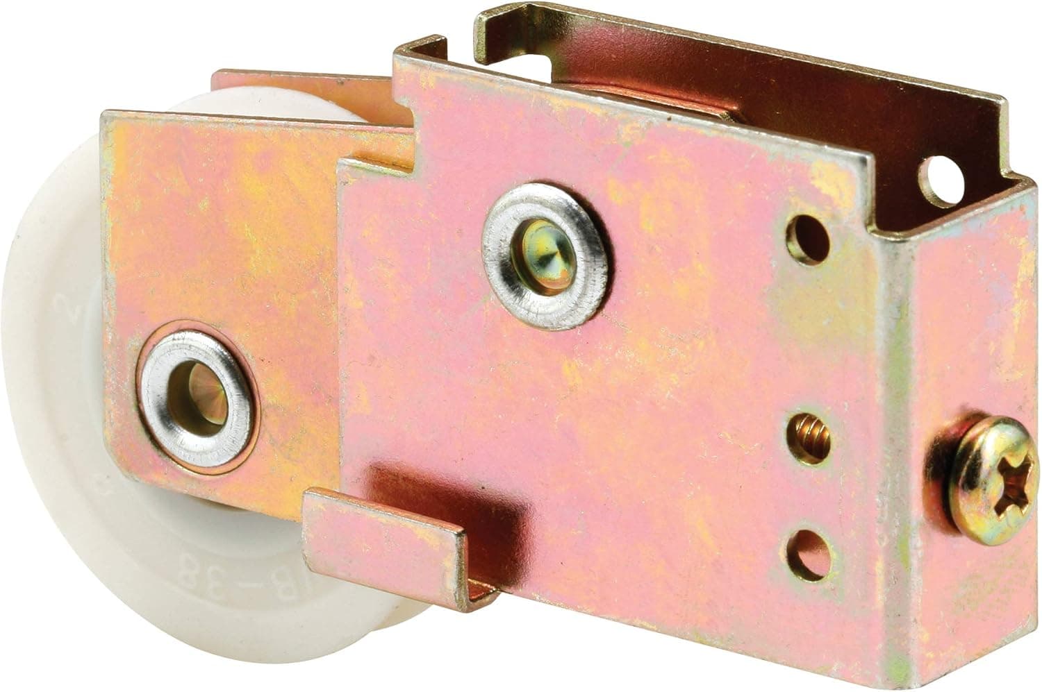 Slide-Co 131245 Sliding Door Roller Assembly with 1-1/2-Inch Nylon Ball Bearing