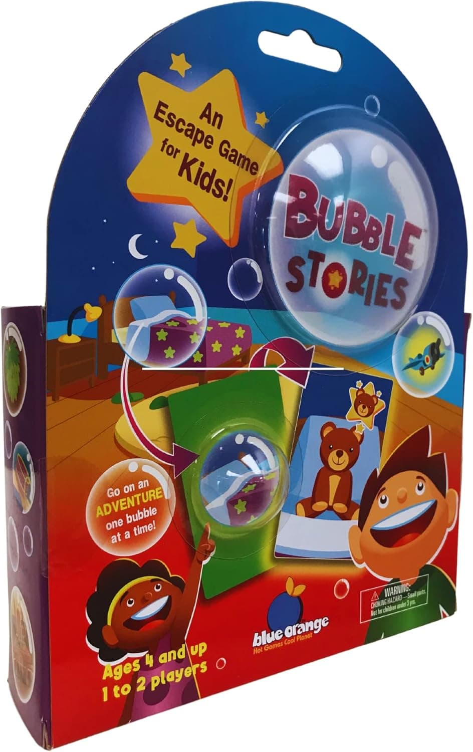 Bubble Stories Creative Preschool and Children Escape Game - Educational Pick a Path Card Game by Blue Orange Games - 1 to 2 Players for Ages 4+