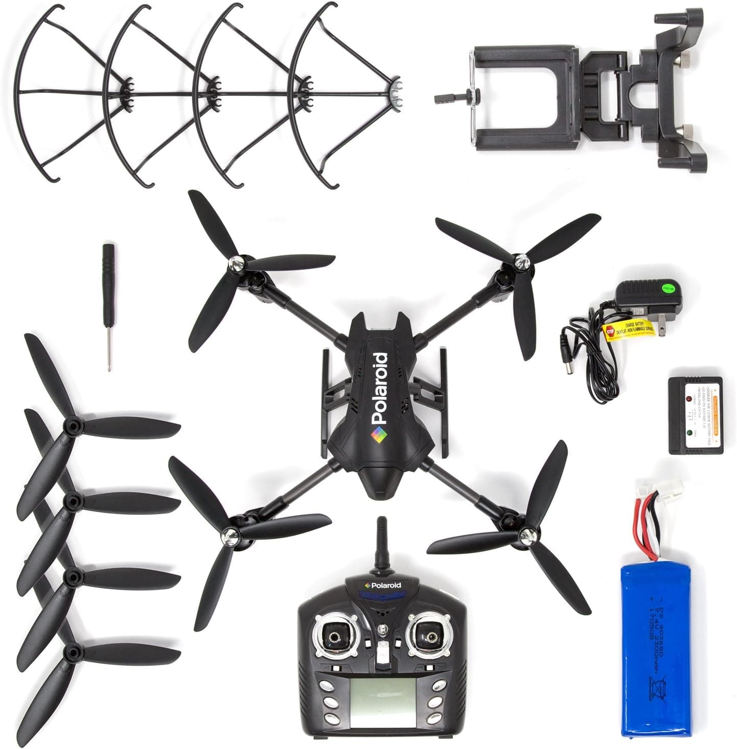 Polaroid PL2400 Quadcopter Drone with 720p HD Camera and Wi-Fi