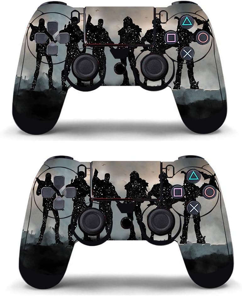 Ginkago Slim Vinyl Skin Sticker Bundle for Playstation System Controllers Skin