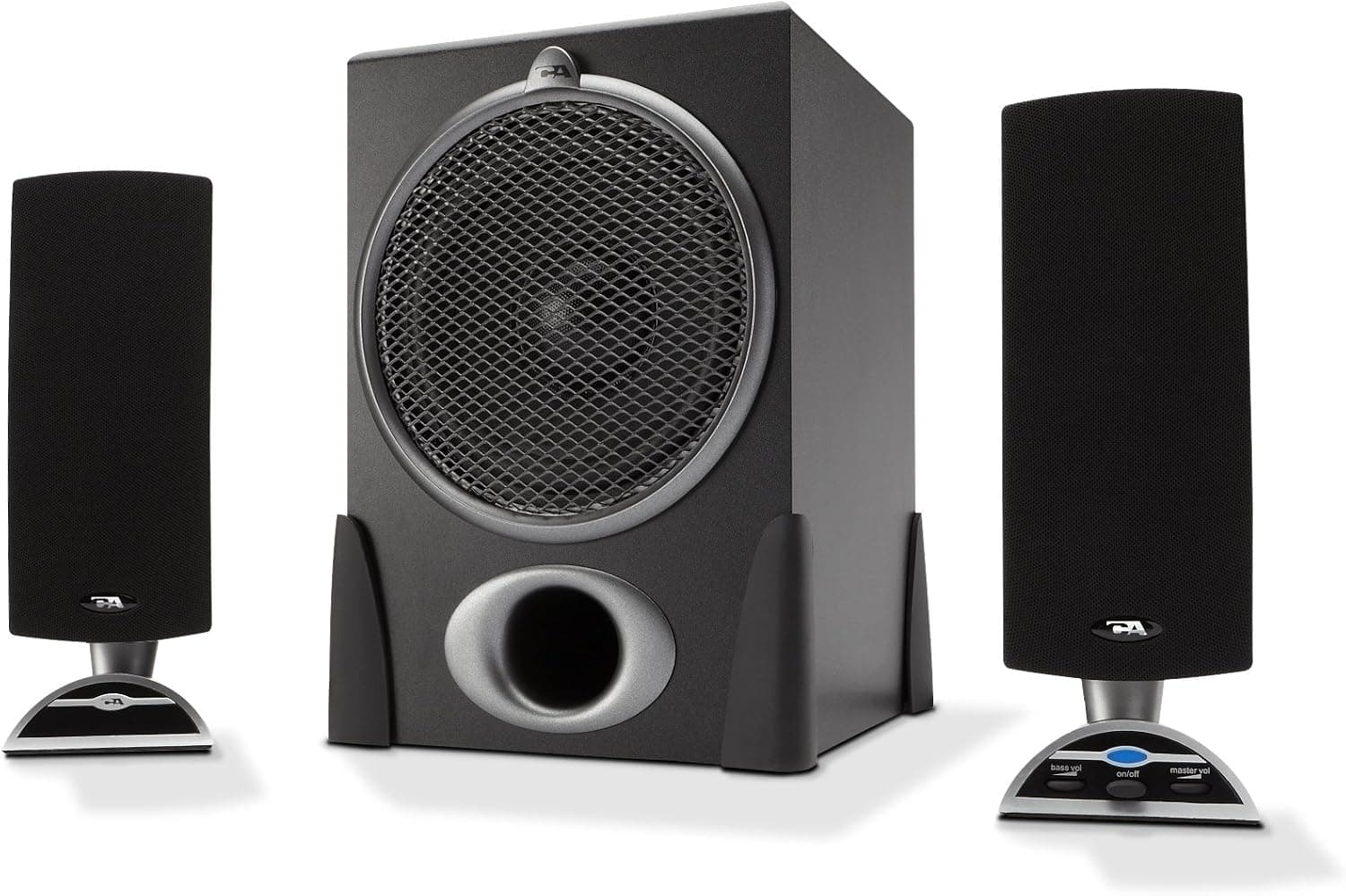 Cyber Acoustics 2.1 Powered Computer Speaker System with Subwoofer (CA-3550)
