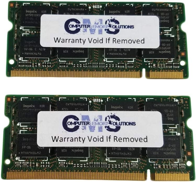CMS 4GB (2X2GB) DDR2 6400 800MHZ Non ECC SODIMM Memory Ram Upgrade Compatible with Apple® iMac Core 2 Duo 2.4 20-Inch Early 2008 Ddr2 - A39