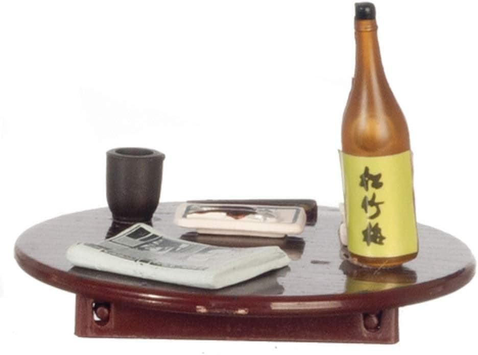 Dollhouse Miniature 1:24 Scale Table with Accessories #G7030