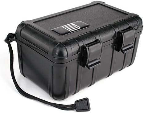 S3 Dustproof Hard Case with Foam Liner for Universal - Non-Retail Packaging - Black