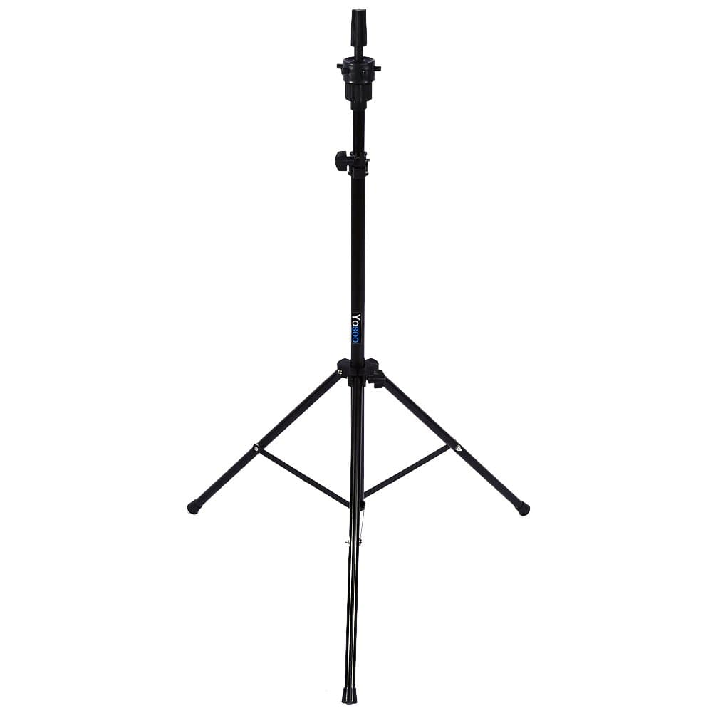 Zerone Wig Stand Tripod Metal, Adjustable Wig Head Stand Holder Mannequin Head Stand with Non-Slip Base for Salon Cosmetology Hairdressing Training