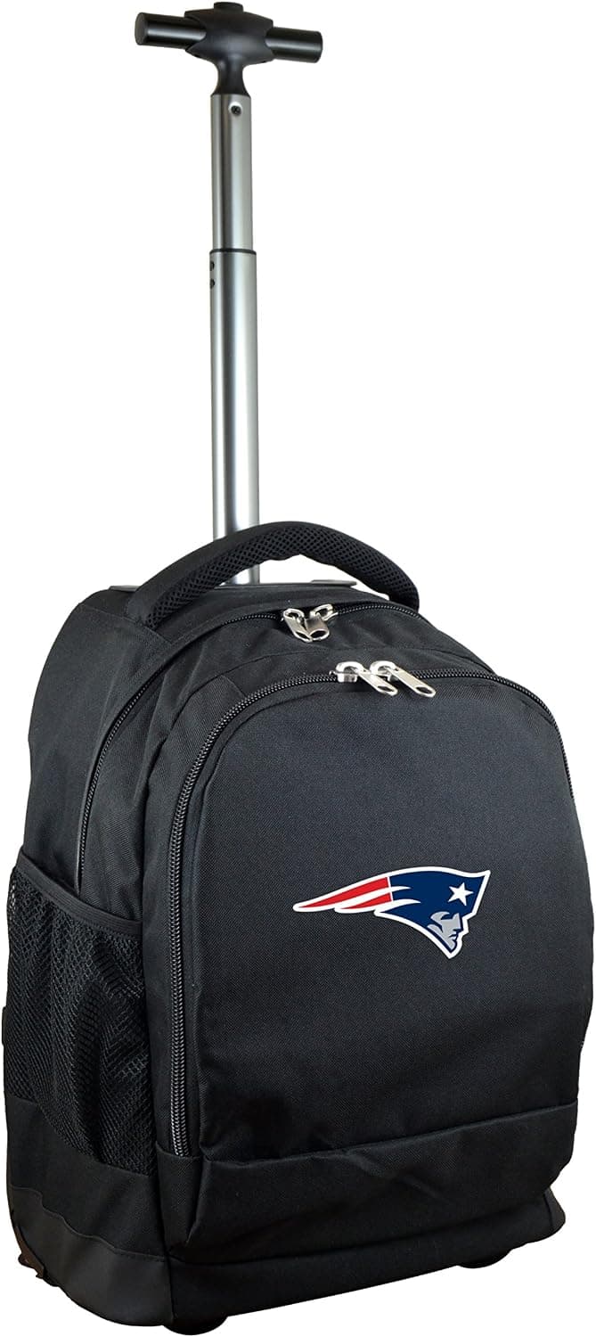 NFL Wheeled Backpack, 19-inches, Black