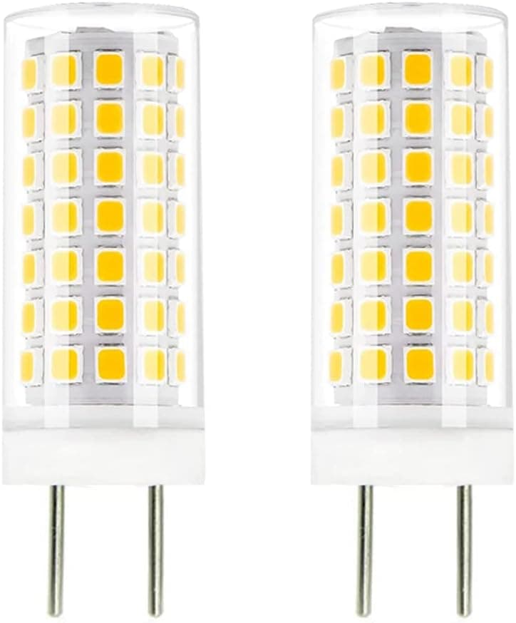 G8 LED Light Bulbs Dimmable 7W Equivalent to G8 Halogen Bulb 70W-75W, T4 JCD Type Bi-Pin G8 Base, AC 120V G8 Bulb Daylight White 6000K for Under Cabinet Puck Light, Under Counter Light