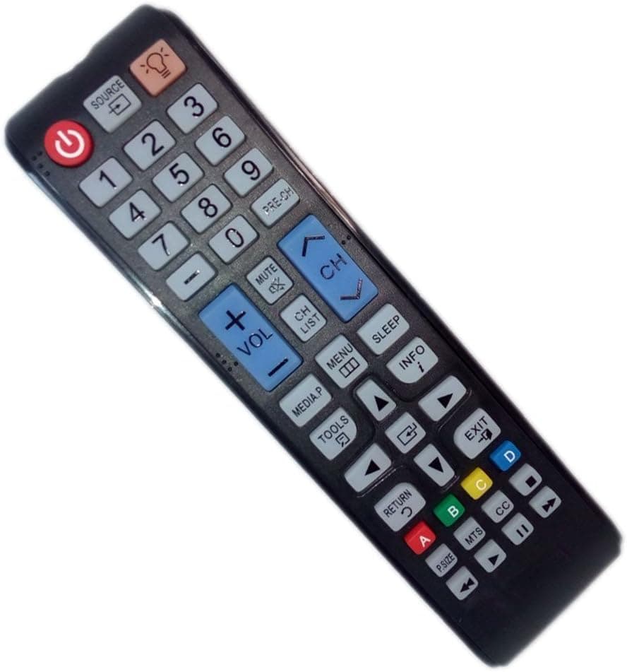 Replaced Remote Control Compatible for Samsung PN43F4500BF BN59-01177A PN51F4500BFXZA PN60F6300BF UN32J400DAF LED HDTV Plasma TV