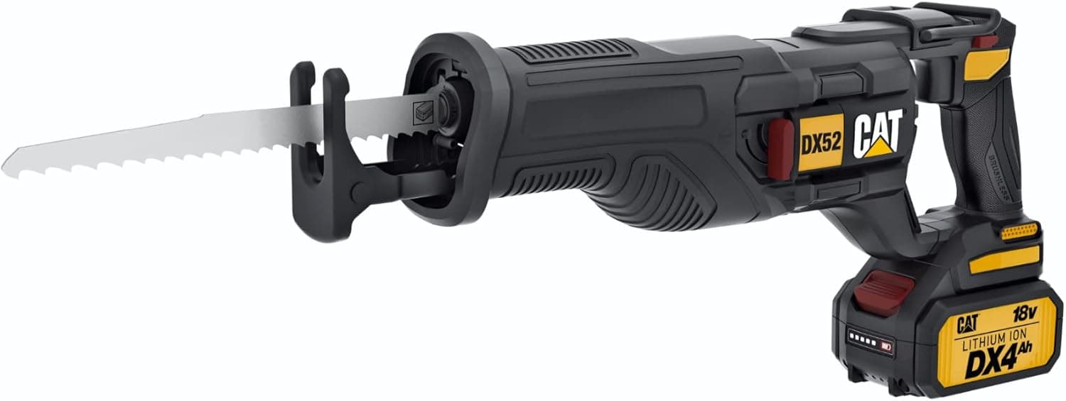 Cat® 18V 1 FOR ALL Cordless Reciprocating Saw with Brushless Motor and battery included - DX52