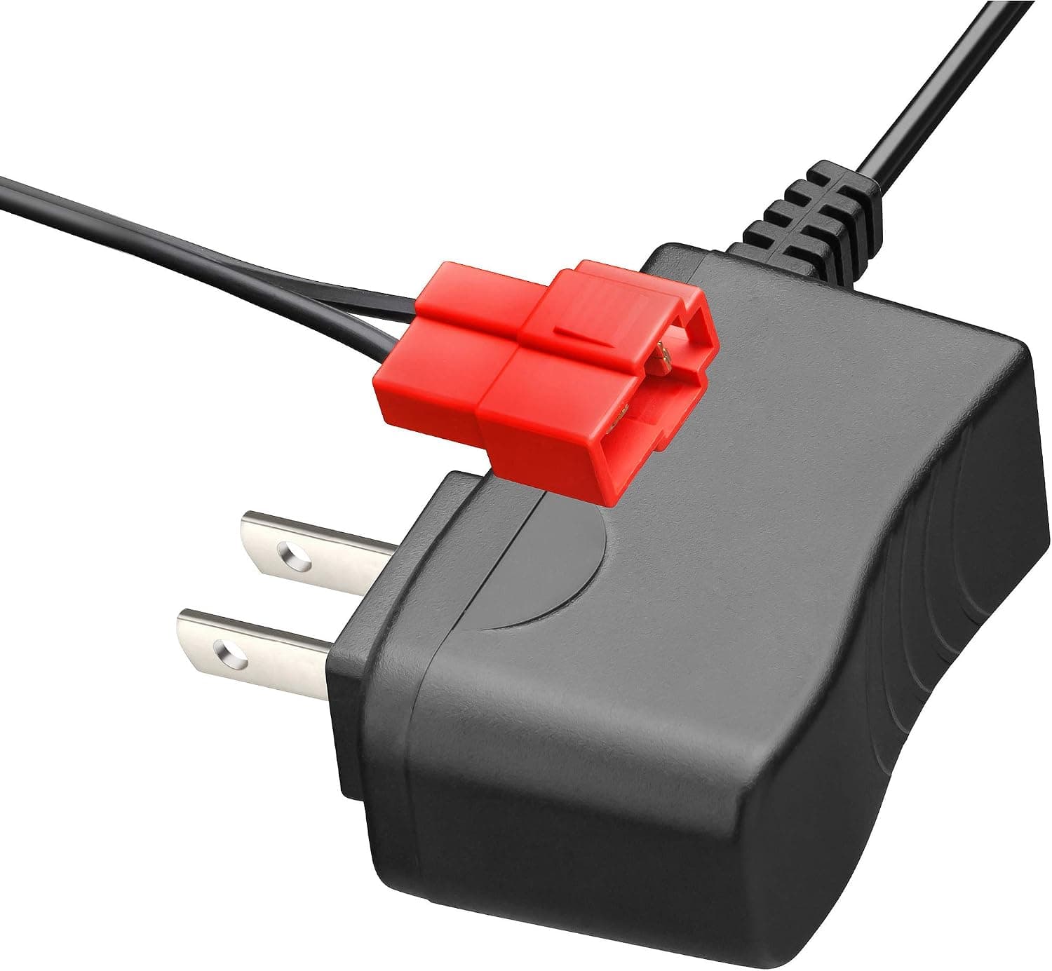 6 Volt Battery Charger for 6V Child Ride On Car Rollplay VW Bus Mini Cooper Wal-Mart Kid Trax Moto ATV Disney Princess Toddler Quad with Red Plug
