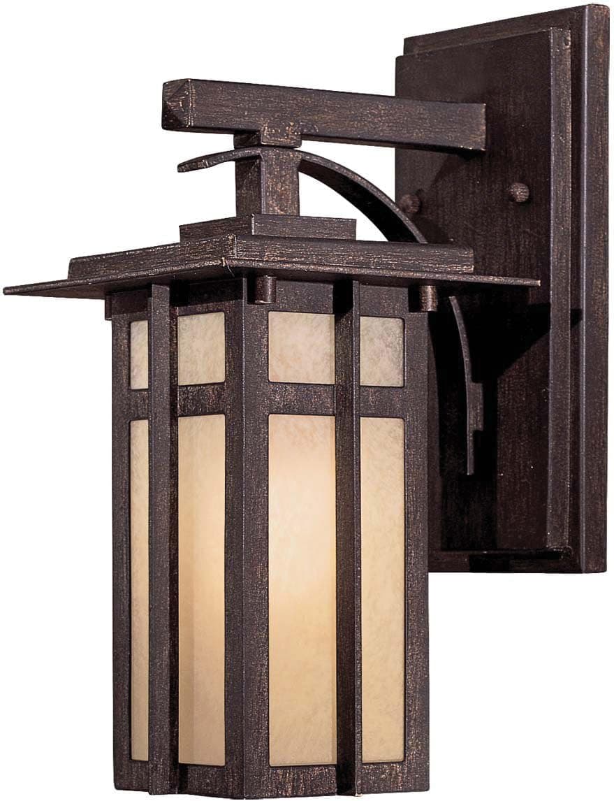 Minka Lavery Outdoor Wall Light 71191-A357-PL Delancy Exterior Wall Lantern, 13 Watts Fluorescent, Iron