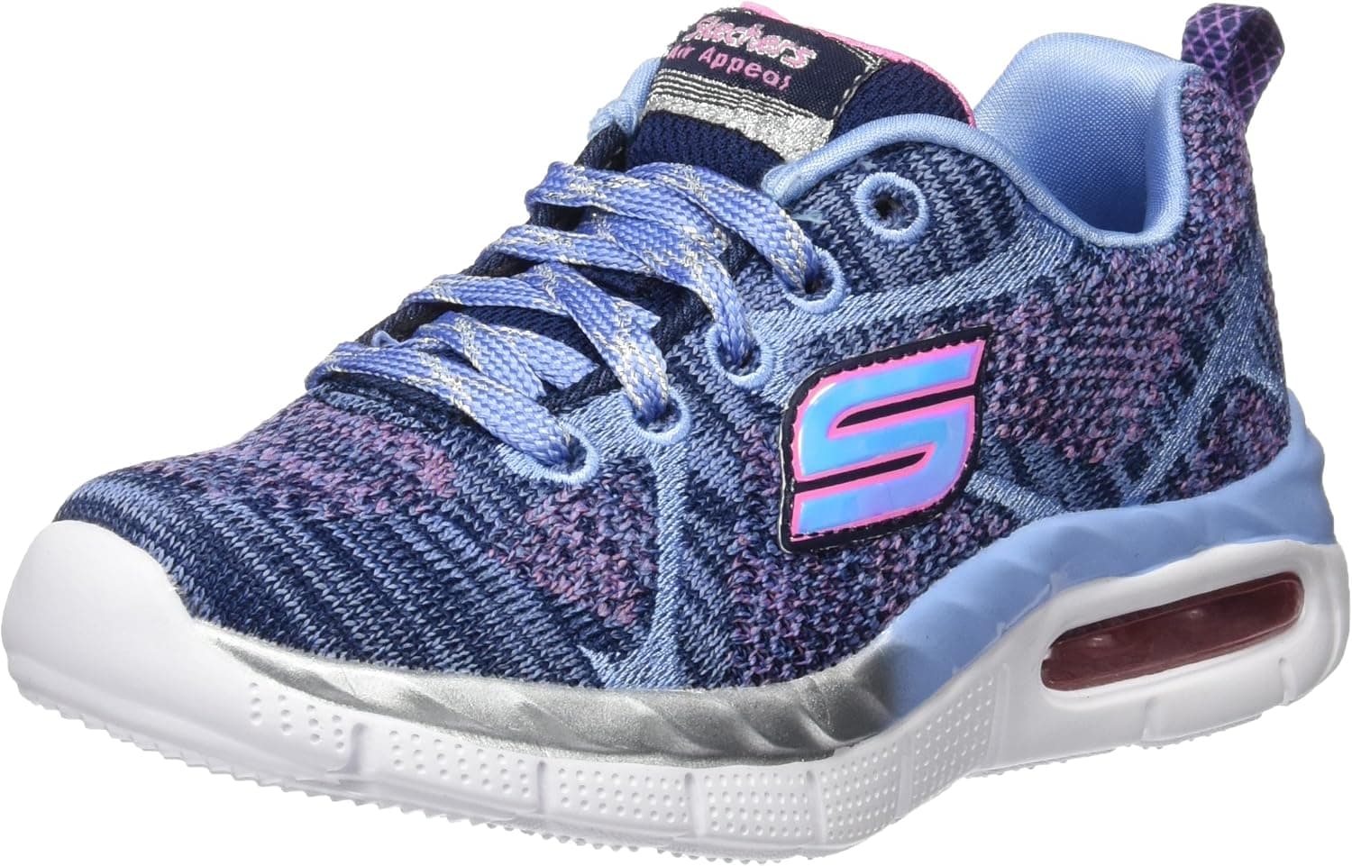 Skechers Kids Girls Air Appeal Glitztastic Sneaker