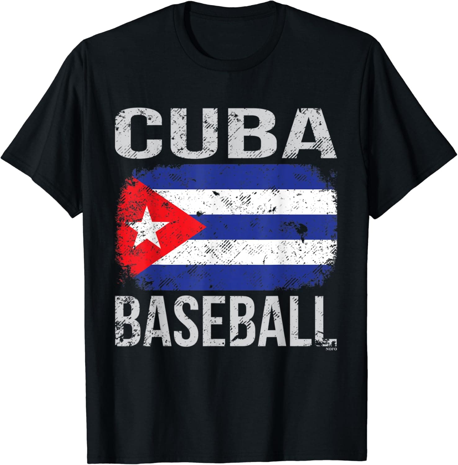 Cuba Baseball, Cuban Flag T-Shirt