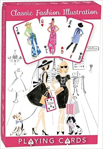 Classic Fashion Illustration Playing Cards single pack: Sarah Gunn & Julie Starr’s Stylish Deck of Standard Playing Cards; Illustrations by Beth Briggs