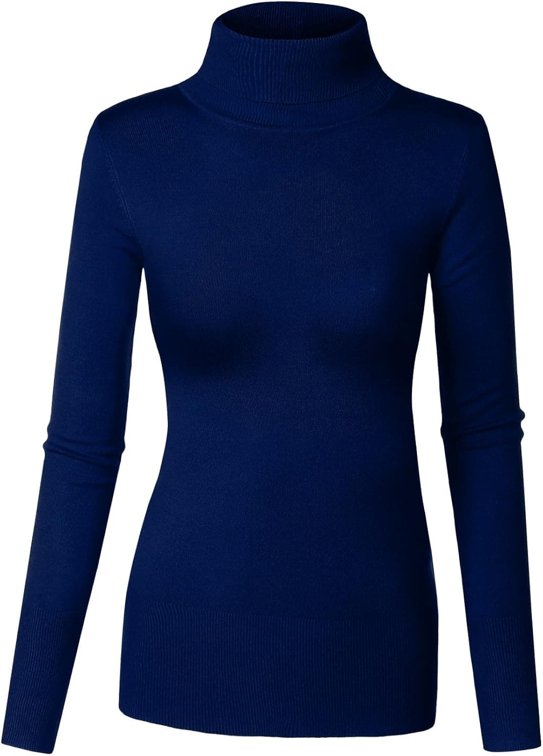 BIADANI Women Long Sleeve Turtleneck/V-Neck Pullover Sweaters