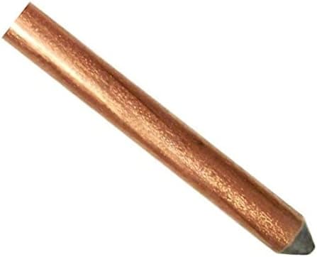 ROHN GR8C 5/8" x 8' Copper Clad Ground Rod with Clamp for Tower Grounding