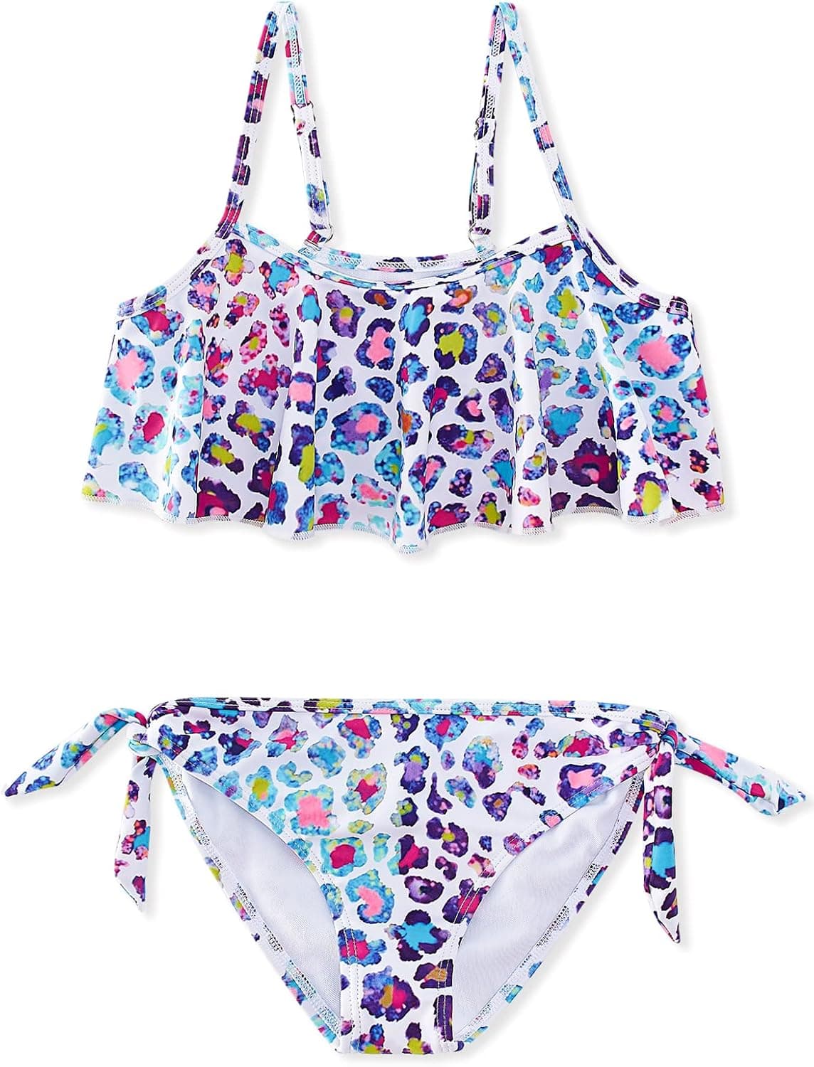 Adolife Girls Bathing Suits 2 Piece Swimsuit Kids Mermaid Bikini Set Swimwear 6-12 Years