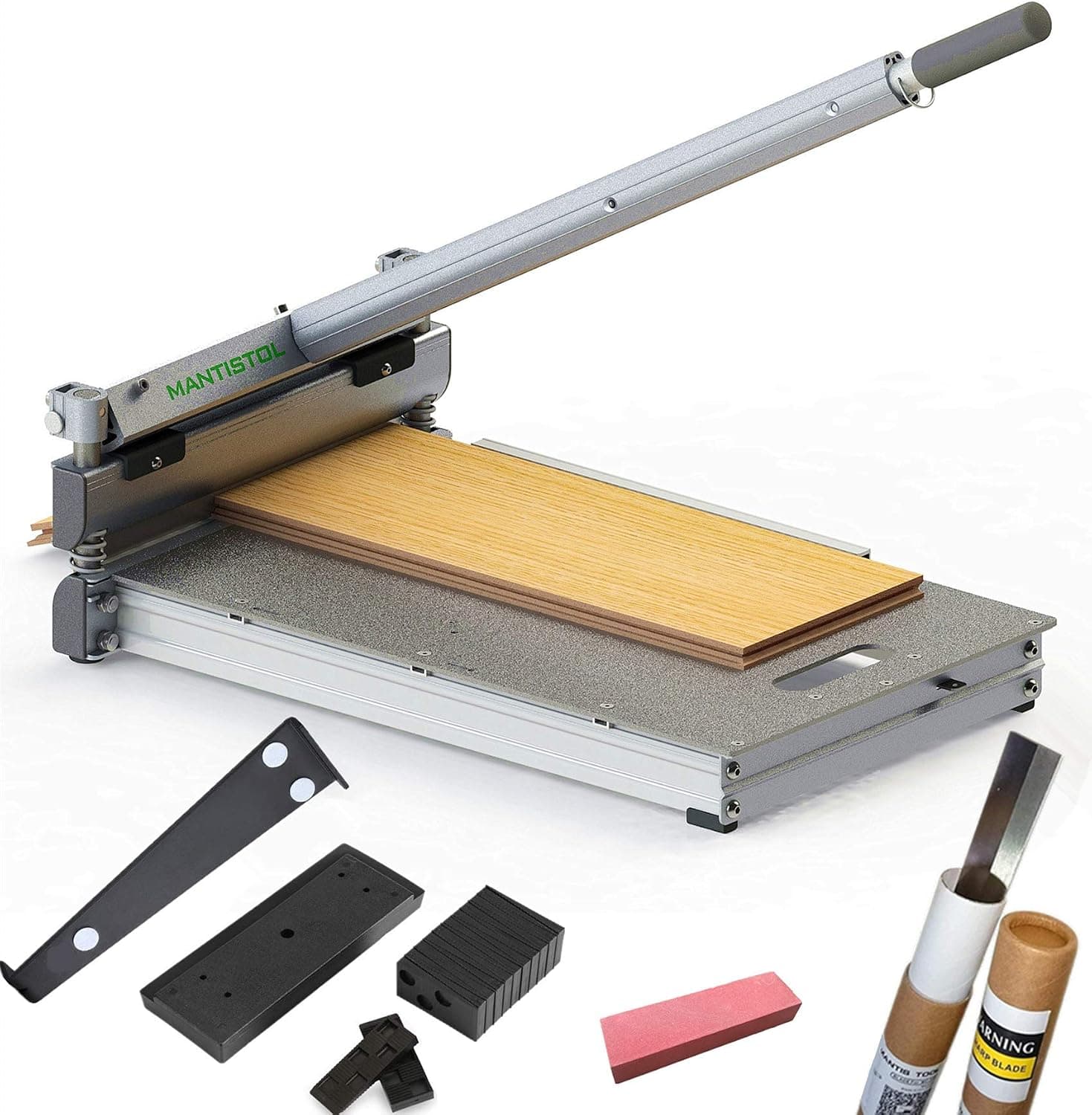 MantisTol 13'' Laminate Flooring & Siding Cutter MC-330.V with 13" Replacement blade and Installation Kit, Great Value！