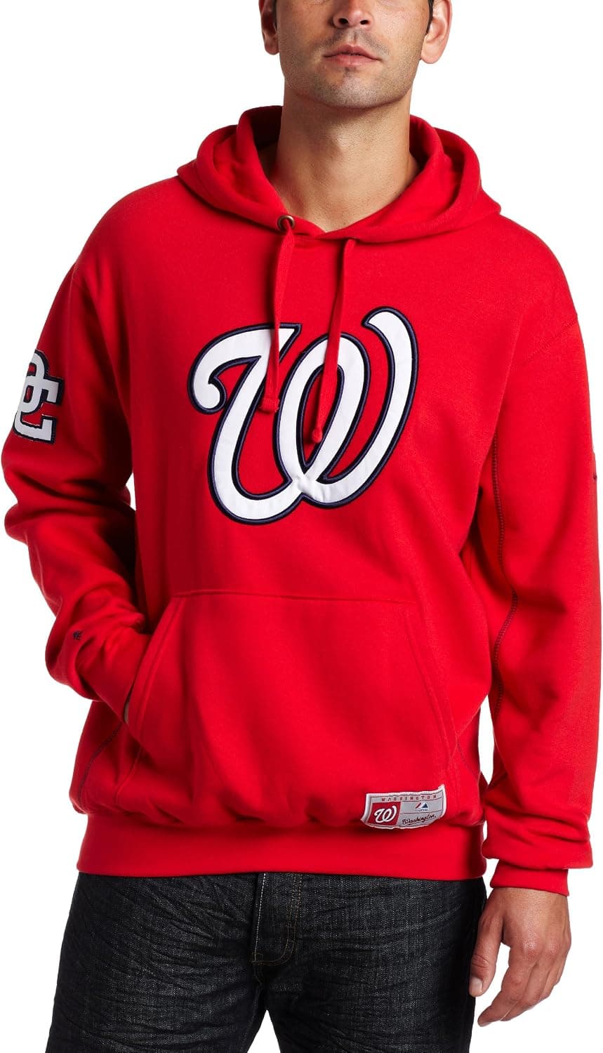 MLB Washington Nationals Be Proud Long Sleeve Hooded Fleece Pullover