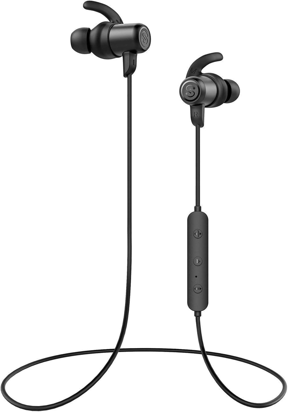 SoundPEATS Magnetic Wireless Earbuds Bluetooth Headphones Sport in-Ear Sweatproof Earphones with Mic (Super Sound Quality, IPX6, Bluetooth 4.1, aptx, 8 Hours Play Time, Secure Fit Design)