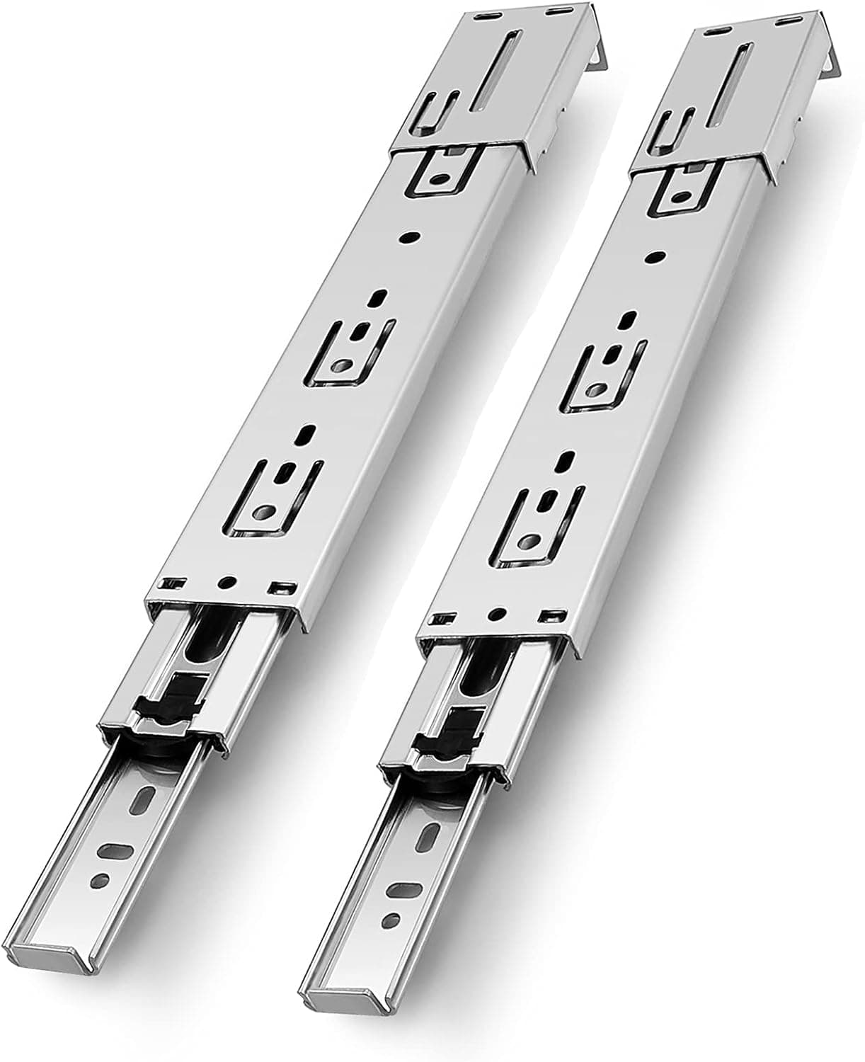 Gobrico 20-Inch Soft Close Full Extension Ball Bearing Drawer Cabinet Slides 3Folds +Brackets 10Pair