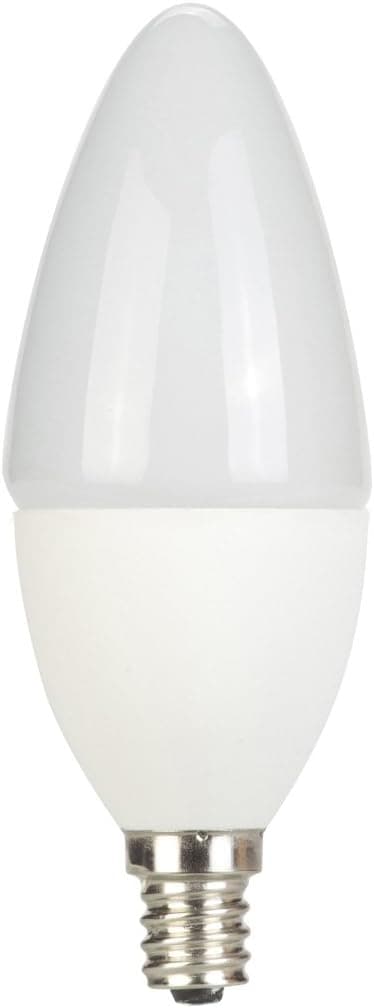Globe Electric 31868 5-watt LED for Life Dimmable B10 LED Light Bulb, E12 Base, Soft White