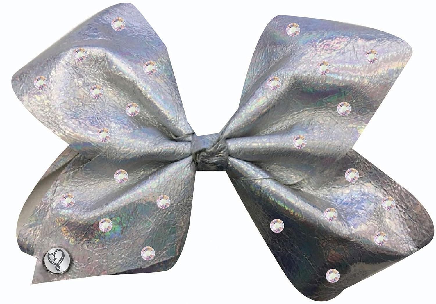 JoJo Siwa 7 Inch Large JOJO Bow with Metal Pin Barrette Clip On Card Ribbon Headpiece Hair Accessory for Little Girls, Teens - Jo Jo Big HairBow Signature Collection