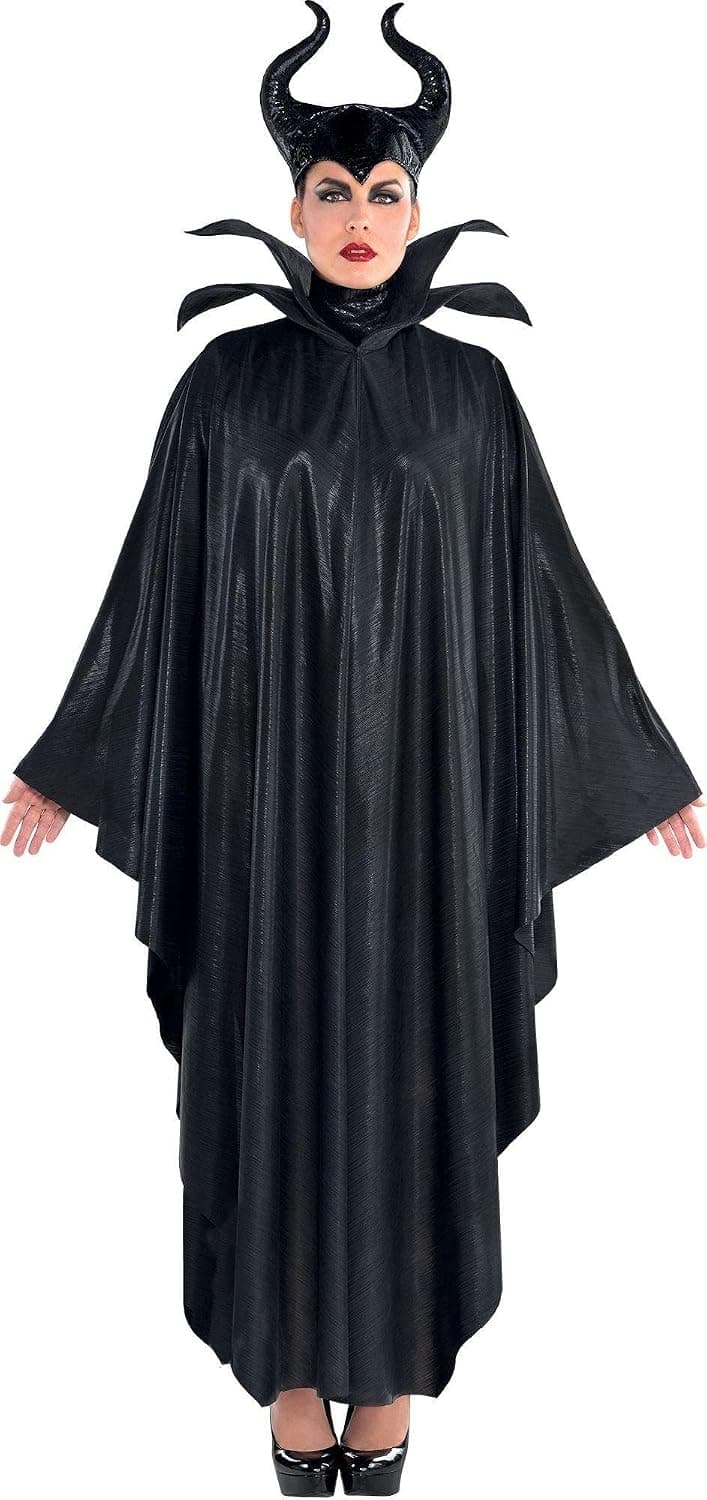 SUIT YOURSELF Maleficent Halloween Costume for Women, Plus Size 18-20, Includes Gown, Choker, Headpiece Multicolor