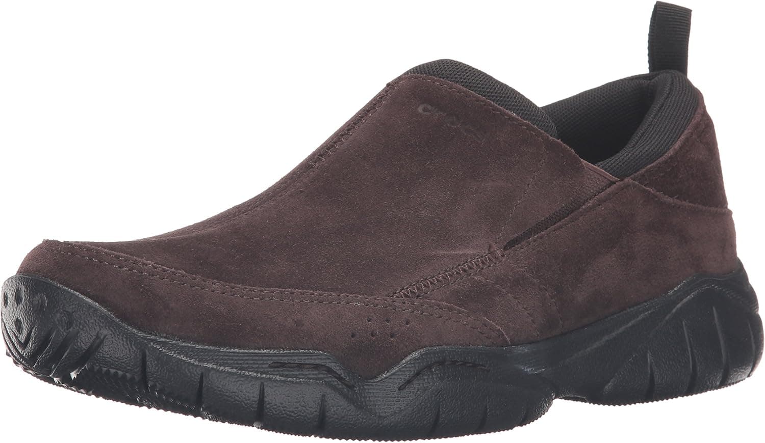 Crocs Men's Swiftwater Suede Moc Slip-On Shoe