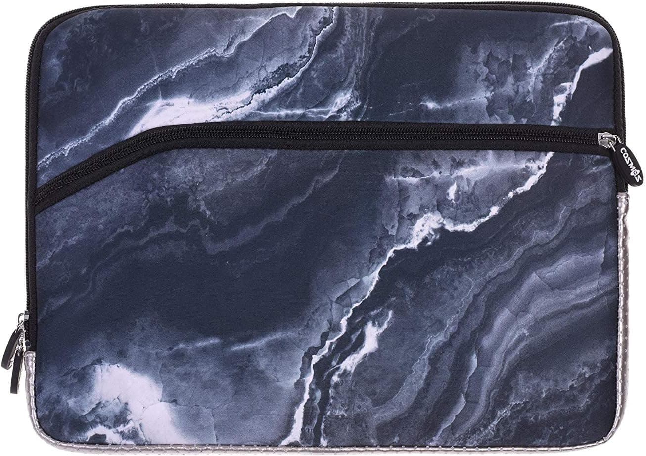 Cosmos Neoprene Protective Laptop Notebook Sleeve Case Bag for Old MacBook Pro 13'' / MacBook Air 13''/ Old MacBook Pro Retina Display 13'' (Black Marble Pattern)