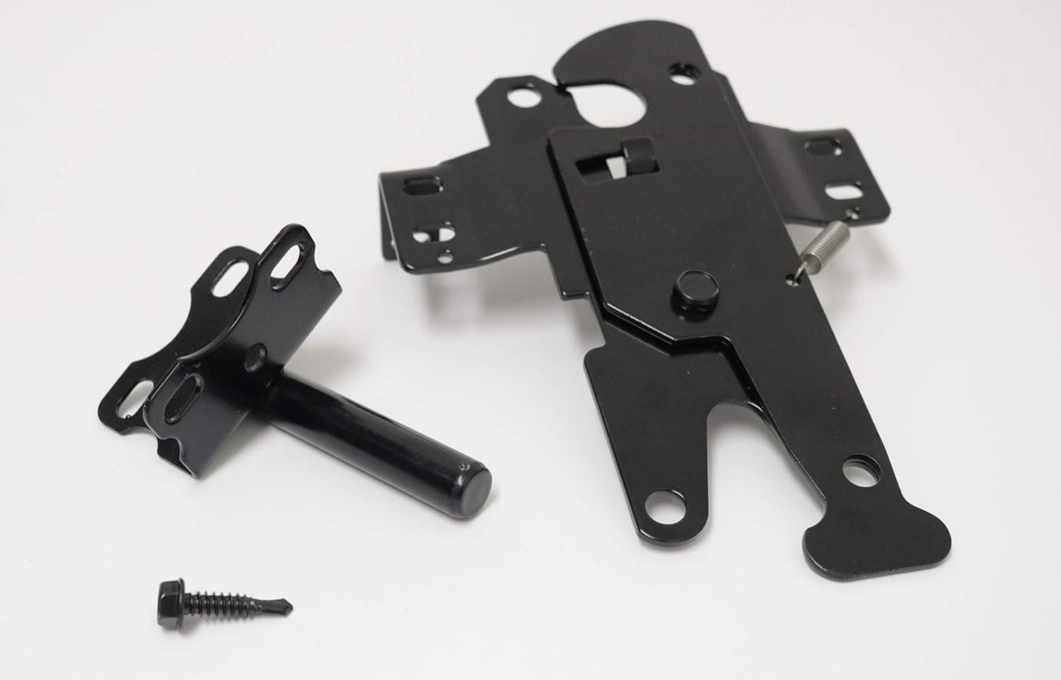 Kiavetta Stainless Steel Fence Self Closing Fence Latch | Heavy Duty | Powder Coated | Self Locking Gate Latch | Wood Gate Latch | Vinyl Fence Gate Latch | Latch to Secure Pool