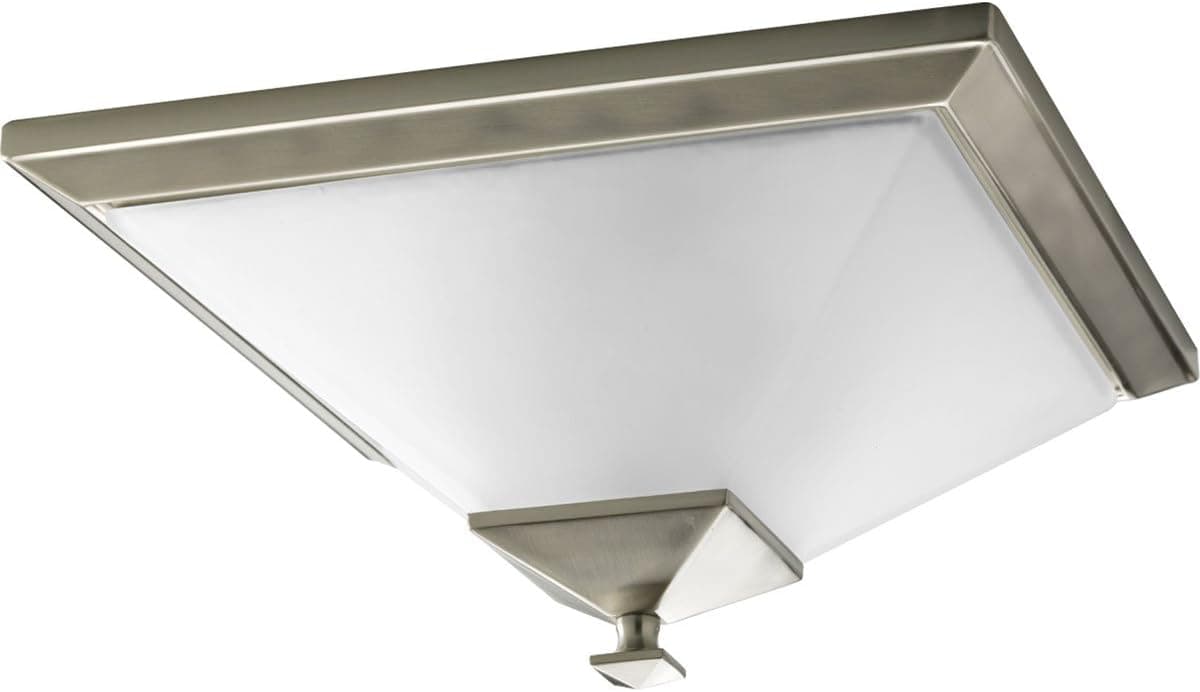 Progress Lighting P3852-09 Clifton Heights Close-to-Ceiling, 15-Inch Width x 7-1/8-Inch, Nickel