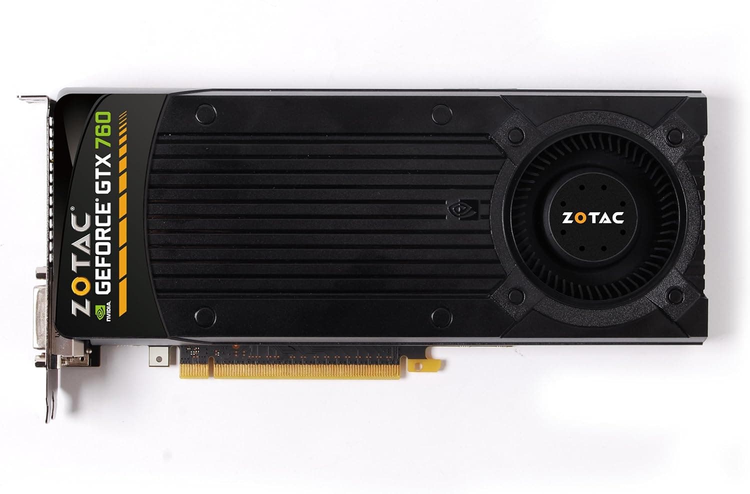 ZOTAC GeForce GTX 760 2GB GDDR5 PCI Express 3.0 Dual DVI HDMI DP SLI Ready Graphics Card, ZT-70401-10P Graphics Cards ZT-70401-10P