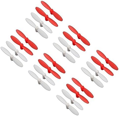 HobbyFlip Propellers Blades Props Propeller Blade Prop Set Red & H111-05 Compatible with Cheerson CX023 6 Pack