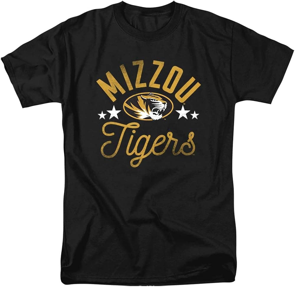 University of Missouri Official Tigers Unisex Adult T Shirt