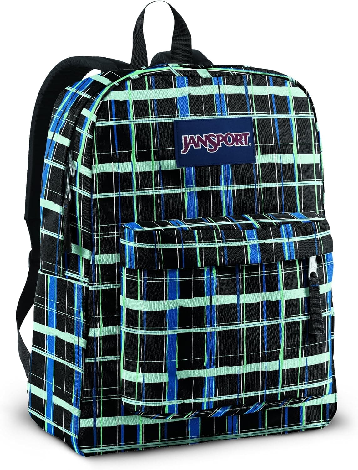 JanSport T501 Superbreak Backpack - Navy Painted Plaid