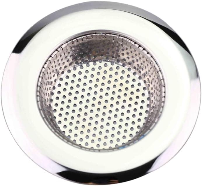 litymitzromq Sewer Plug Floor Drain Cover,Kitchen Bathroom Sink Sewer Strainer Filter Net Floor Drain Stopper Bath Catcher Silver L