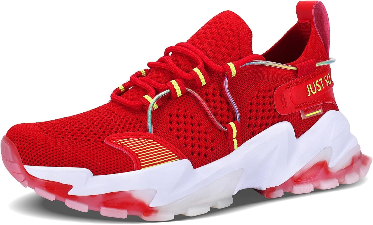 JSLEAP Women Walking Shoes Non Slip Running Athletic Lace up Tennis Fashion Sneakers