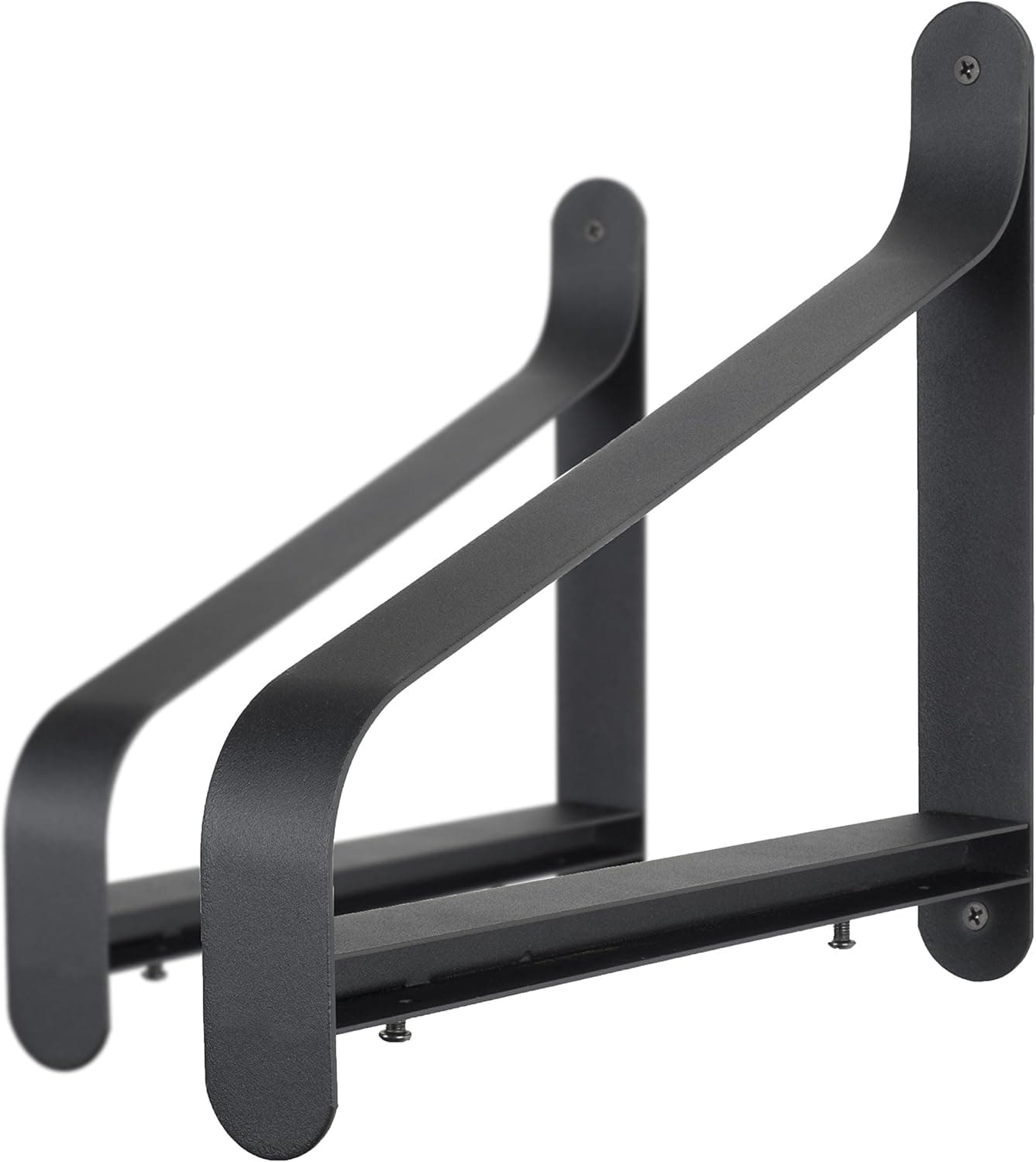 ArtifactDesign Metal Shelf Brackets with Modern Heavy Duty Design Fits Wood Shelves Perfect for Bookcase TV Storage Rack Garage Wall Mounting Pack of 2 (11.5 Inches)