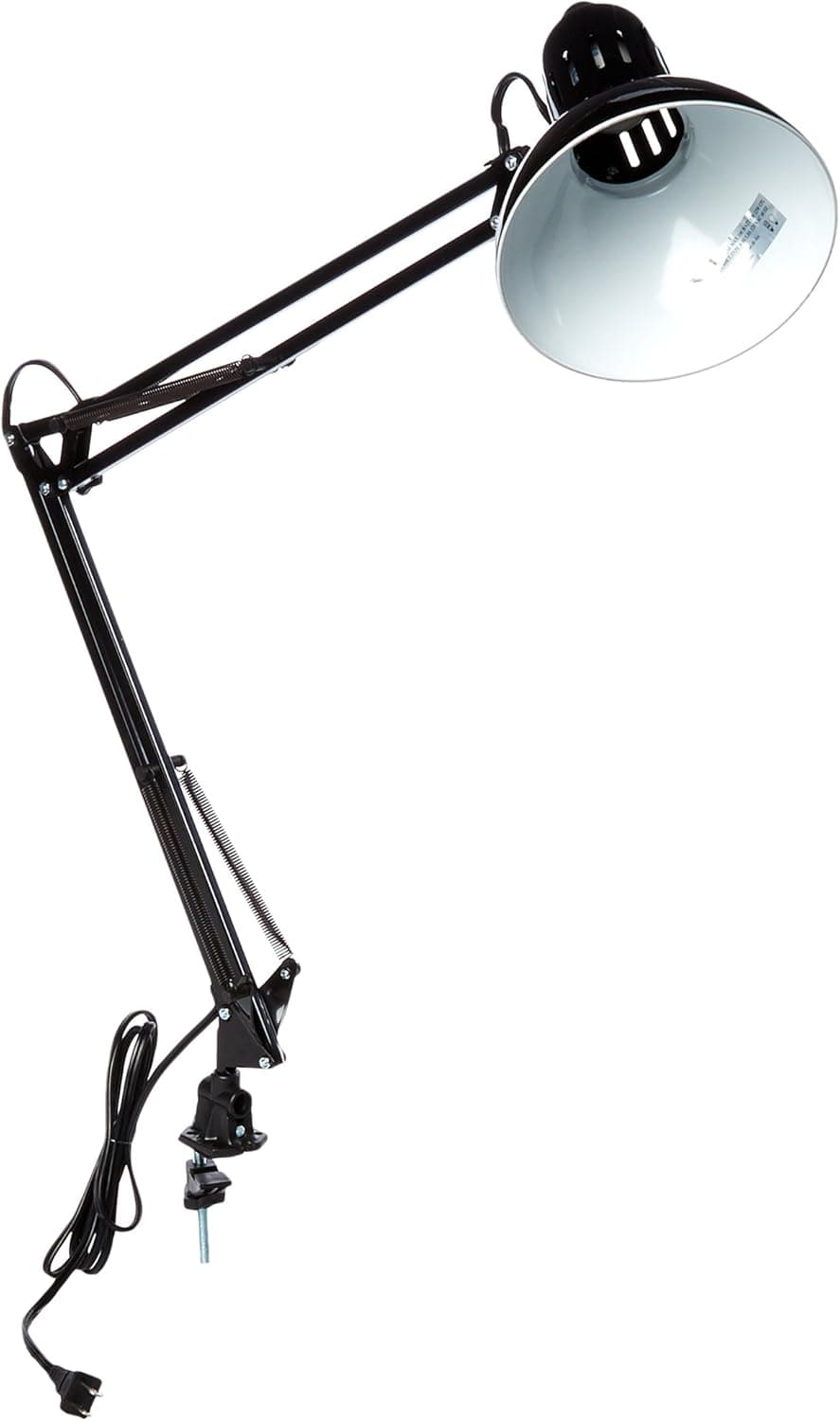 Lite Source LS-105BLK Swing-ARM Desk LAMP, Black
