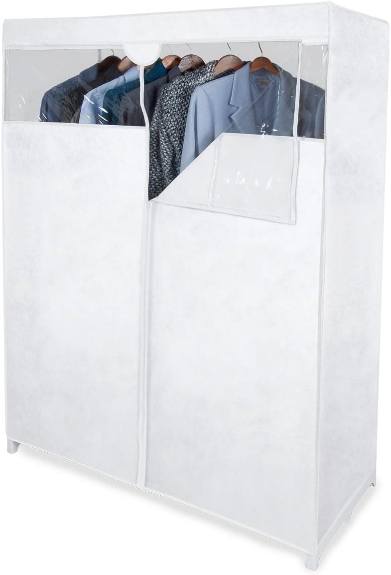 Pro-Mart DAZZ Wardrobe Closet, White, 46-Inch